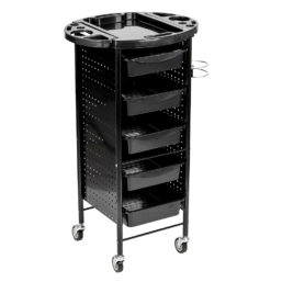 Salon Trolley #E013 - Professional Hair Styling Cart with Wheels